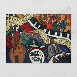 Jazz City Briefkaart