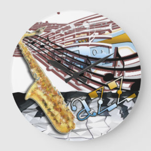 Jazz Clock Grote Klok