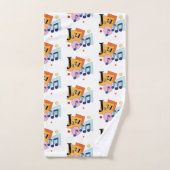 Jazz coloré Design Art Moderne (Serviette à main)
