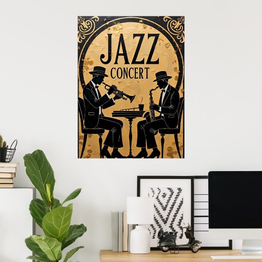 Jazz Concert Poster (Thuiskantoor)