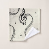 Jazz Dance Golden Music Ensemble de serviettes de  (Gant de toilette)
