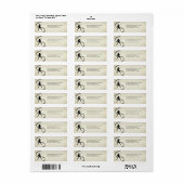 Jazz Dance Golden Personal Label (Full Sheet)