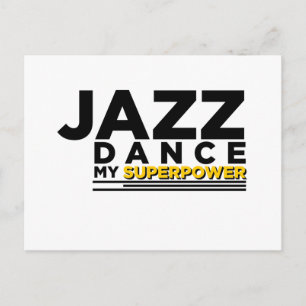 JAZZ DANCE MY SUPERPOWER BRIEFKAART