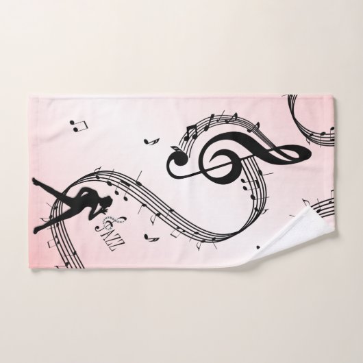 Jazz Dance Pink (Serviette à main)