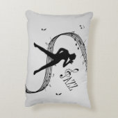 Jazz Dance Silver Accent Kussen (Achterkant (Verticaal))