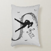 Jazz Dance Silver Accent Kussen (Voorkant(Verticaal))