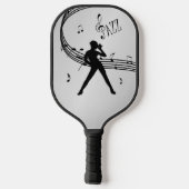 Jazz Dance Silver Pickleball Paddle (Achterkant)