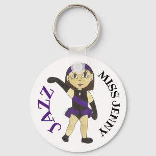 Jazz Dance Teacher Personaliseerde overweging Gift Sleutelhanger