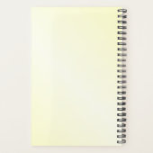 Jazz Dance Yellow Music Planner (Achterkant)