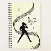 Jazz Dance Yellow Music Planner (Voorkant)