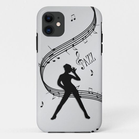Jazz Dance Zilver Case-Mate iPhone Case (Achterkant)