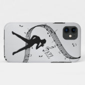 Jazz Dance Zilver Case-Mate iPhone Case (Achterkant (horizontaal))