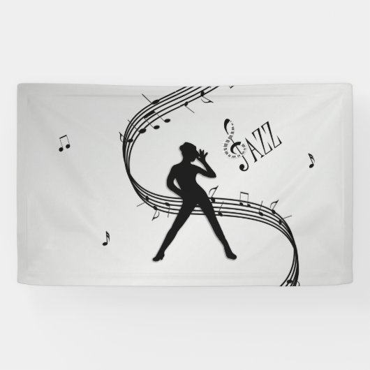 Jazz Dance Zilver Spandoek (Horizontaal)