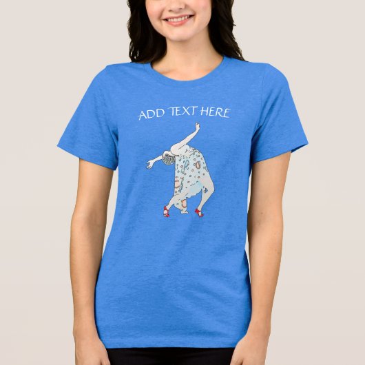 Jazz Danser Tri-Blend Shirt (Voorkant)