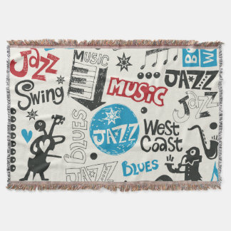 Jazz Doodle: Eclectische muziek mix Deken