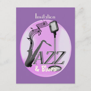 Jazz en Blues Threadparty Kaart