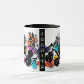 Jazz en mouvement Mug Abstrait (Centre)