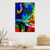 Jazz Explosion Poster (Keuken)