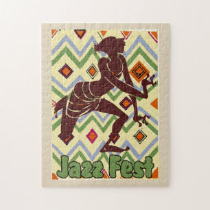 Jazz Fest Abstract Dancer Legpuzzel