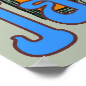 Jazz Fest, Abstract Guitar Poster (Hoek)