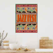 Jazz Fest After Matisse Poster (Keuken)