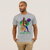 Jazz Fest Blues Man T-shirt (Voorkant volledig)
