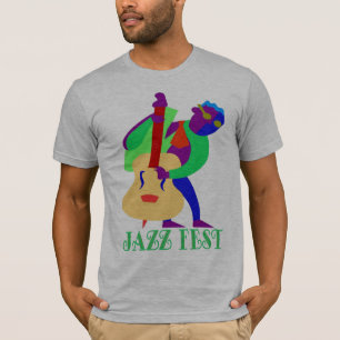 Jazz Fest Blues Man T-shirt