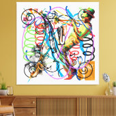 Jazz Fest Canvas Afdruk (Insitu (Woonkamer))