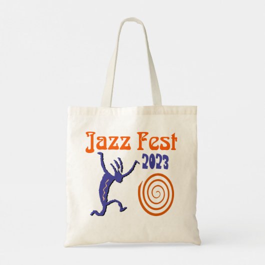 Jazz Fest gepersonaliseerde spiral Tote Bag (Achterkant)