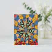 Jazz Fest Guitars 2 Briefkaart (Staand voorkant)