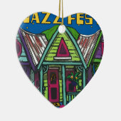 Jazz Fest House Keramisch Ornament (Rechts)