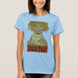 Jazz Fest Pan op Flute T-shirt