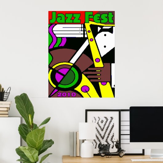Jazz Fest Poster 2010 (Bureau à domicile)