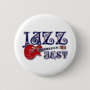 JAZZ FEST RONDE BUTTON 5,7 CM