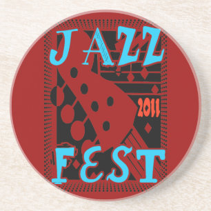 Jazz Fest Skelton Zandsteen Onderzetter