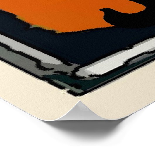 Jazz Fest voegt tekst zwarte tas toe Poster (Hoek)