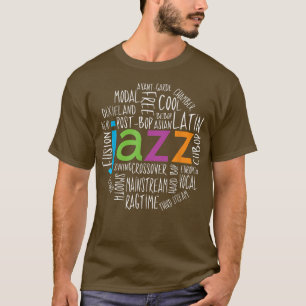Jazz Genres Fun T-shirt