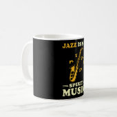Jazz Gezegde Gift Koffiemok (Voorkant links)