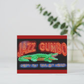 Jazz Gumbo Briefkaart (Staand voorkant)