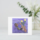 Jazz Guy briefkaart (Staand voorkant)