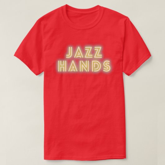 Jazz Hands Funny Design T-shirt (Design voorkant)