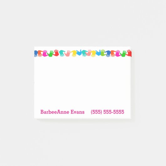 Jazz Hands Post-it® Notes (Voorkant)