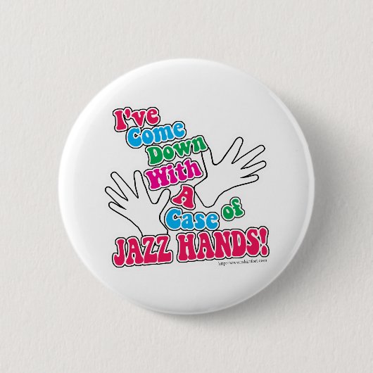 Jazz Hands! Ronde Button 5,7 Cm (Voorkant)