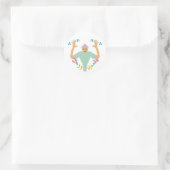 Jazz Hands Ronde Sticker (Tas)