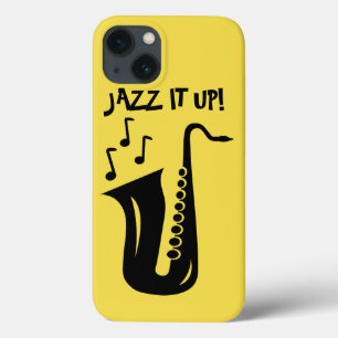 Jazz het omhoog saxofone Iphone 13 hoesje