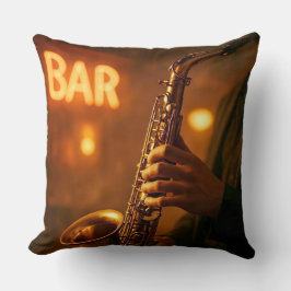 Jazz in Barlicht Kussen