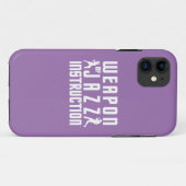 Jazz Instruction aangepaste kleuren iPhone case (Achterkant (horizontaal))