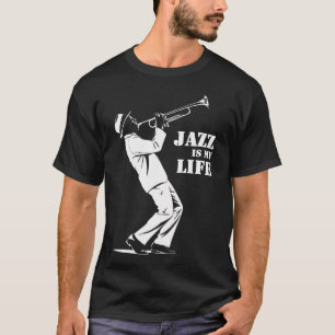Jazz Is M'n Leven Trompet Muzikant Jazz Fan Soul T-shirt