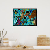 Jazz Jammers Poster (Keuken)