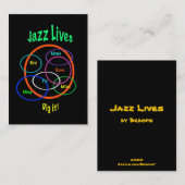 Jazz Lives ATC Visitekaartje (Voorkant / Achterkant)
